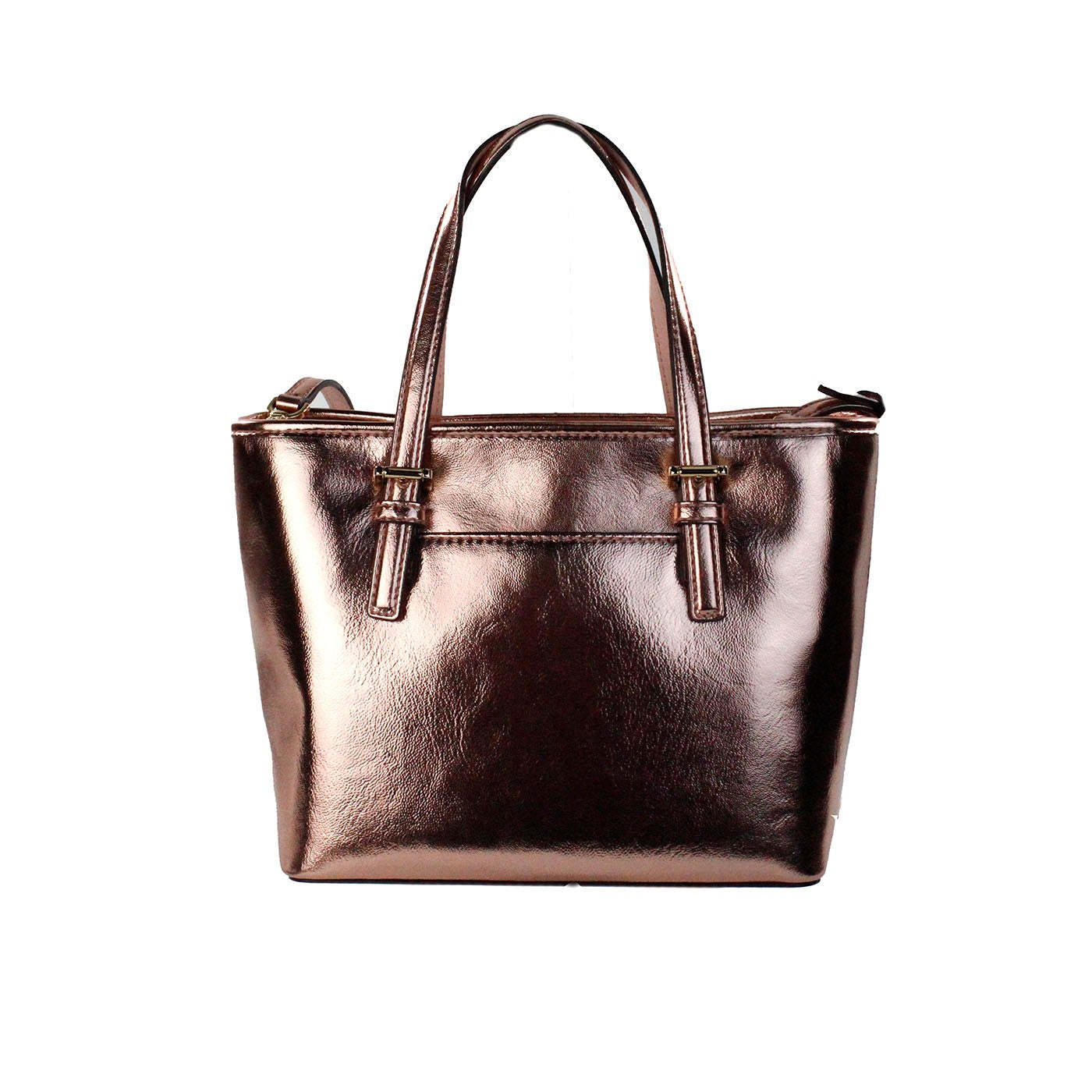 Michael Kors Primrose Metallic Jet Set XS Carryall Tote