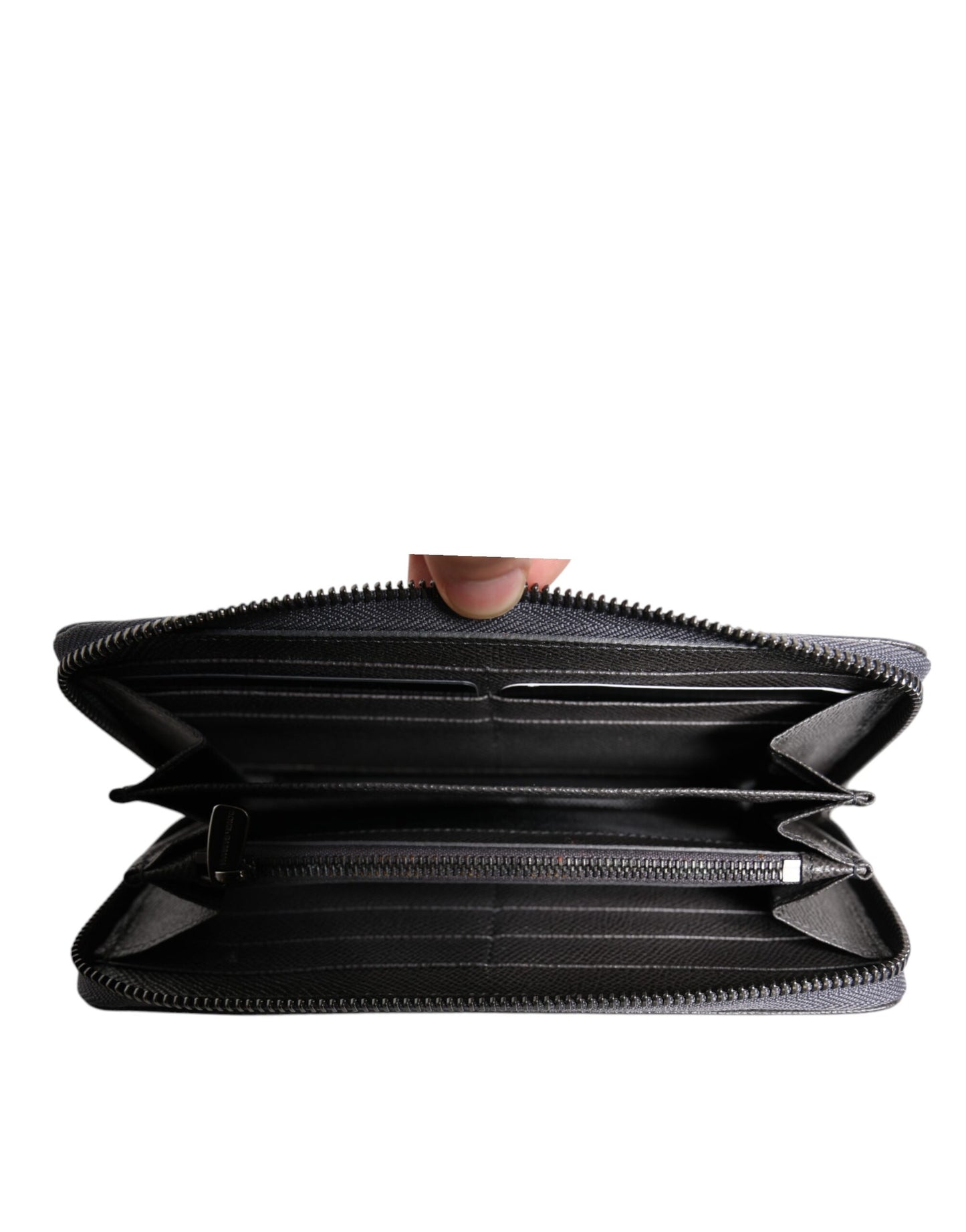 Dolce and Gabbana Continental Wallet Calfskin Leather Made in Italy Limited Edition by Dolce & Gabbana