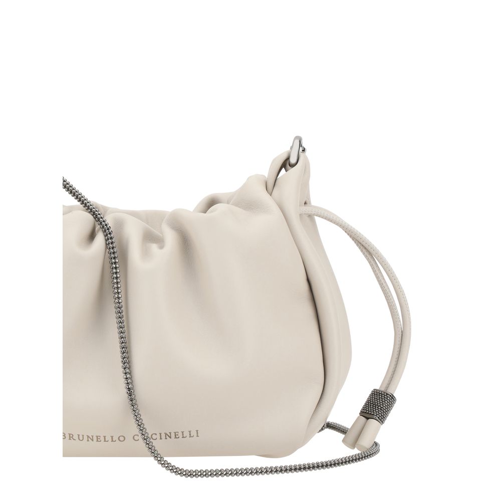 Brunello Cucinelli’s Bucket Mellow Mini leather Shoulder Bag