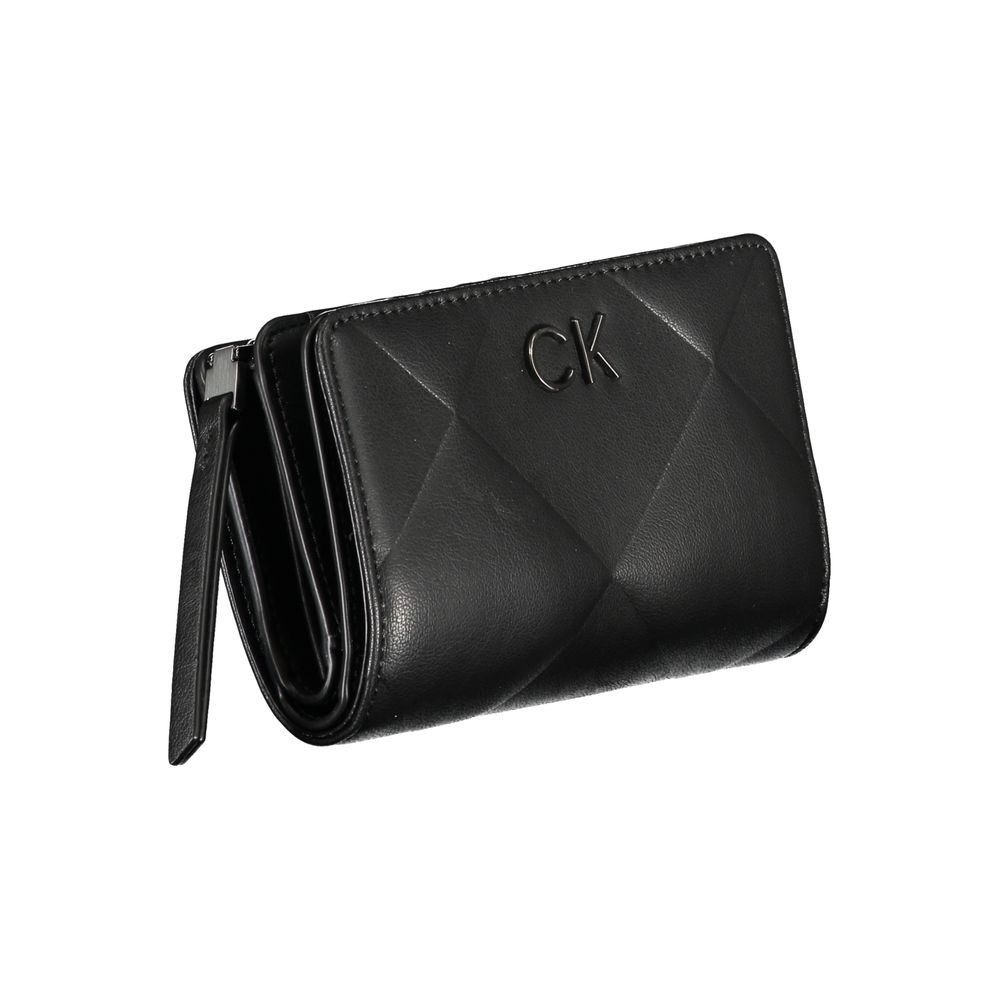 Calvin Klein RFID Blocking Wallet Black Leather Compact Secure Card Holder For Everyday Use by Calvin Klein