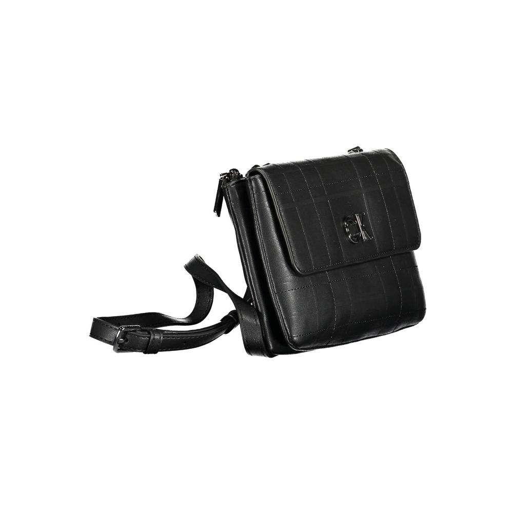 Calvin Klein Black Shoulder Bag Eco Conscious Luxury For Women Sustainable Everyday Use by Calvin Klein