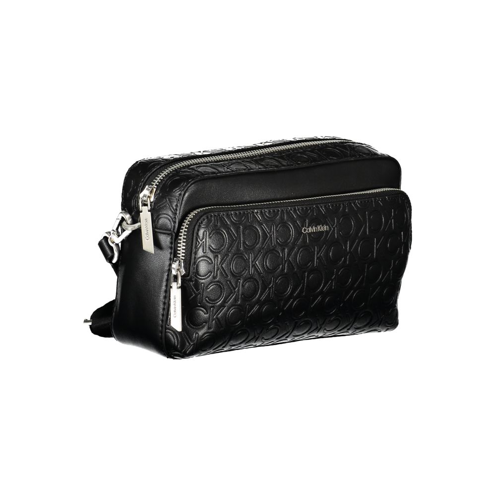 Adjustable Removable Shoulder Bag For Everyday Use With External And Internal Pockets And Zip Closure by Calvin Klein