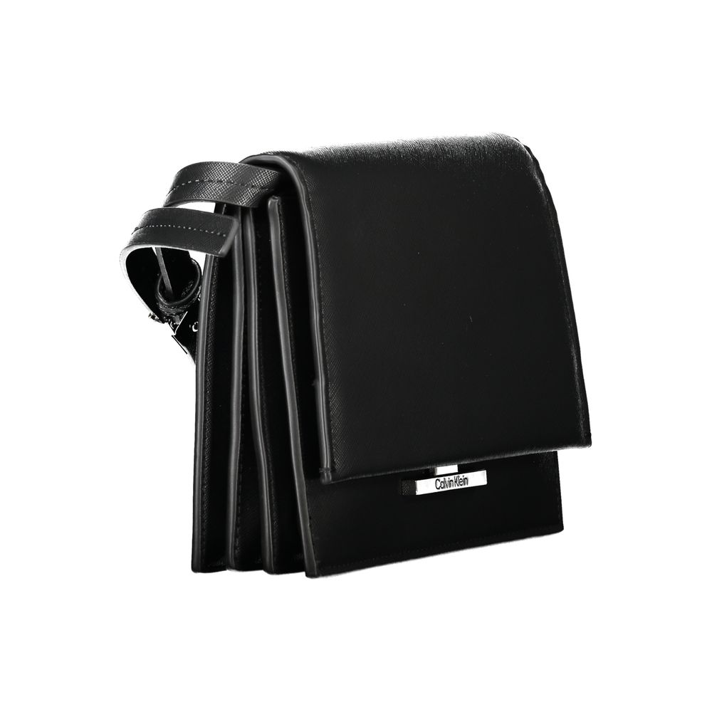 Calvin Klein Black Polyethylene Handbag by Calvin Klein