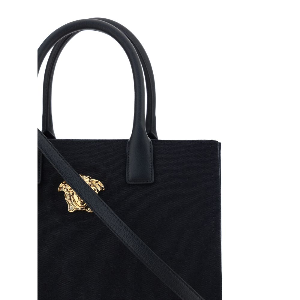 Versace Black Cotton Shoulder Bag by Versace