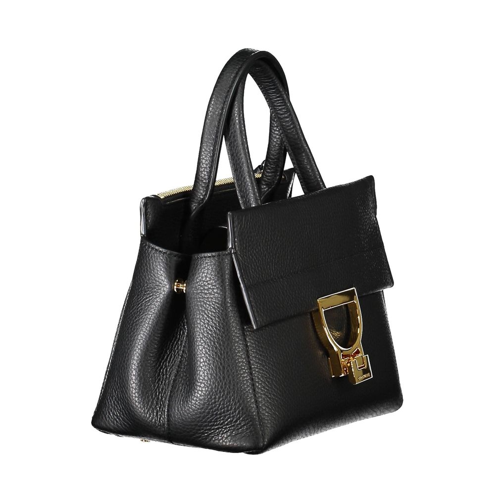Coccinelle Black Leather Handbag by Coccinelle