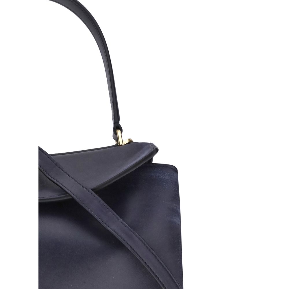 Balenciaga Rodeo Small Shoulder Bag Blue Calf Leather With Turn Lock Flap For Fashion Forward Enthusiasts by Balenciaga