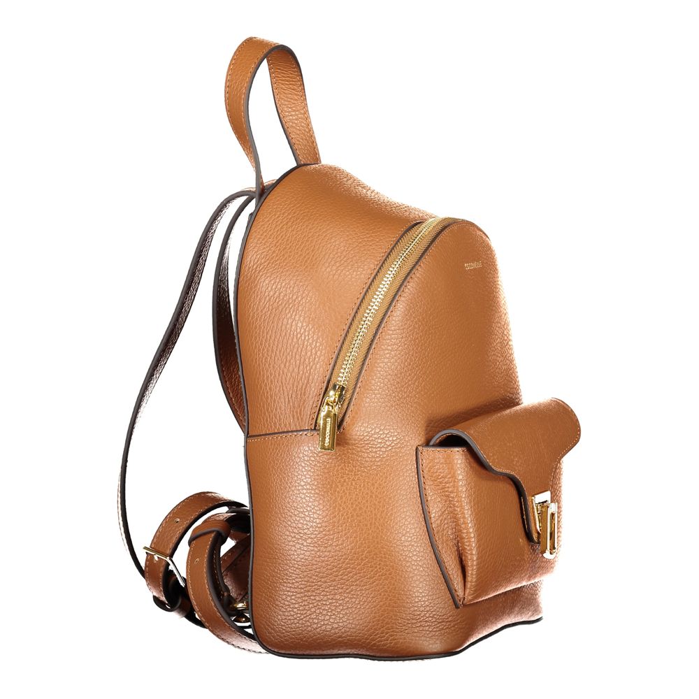 Coccinelle Brown Leather Women Backpack by Coccinelle