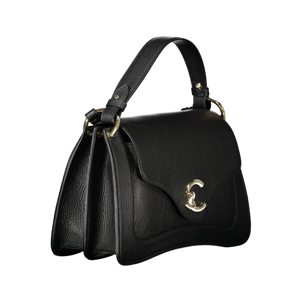 Coccinelle Black Leather Handbag by Coccinelle
