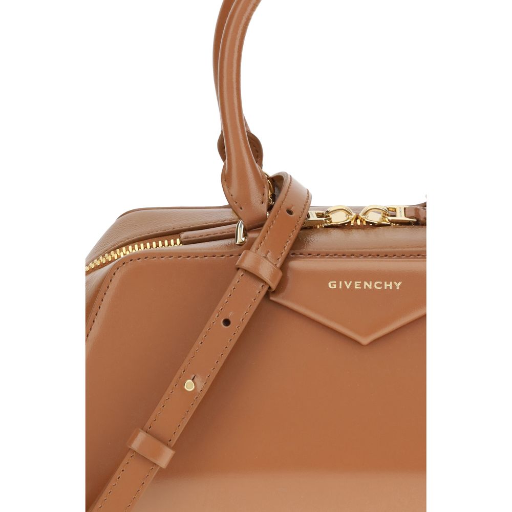 Givenchy Brown Calf Leather Bos Taurus Handbag by Givenchy
