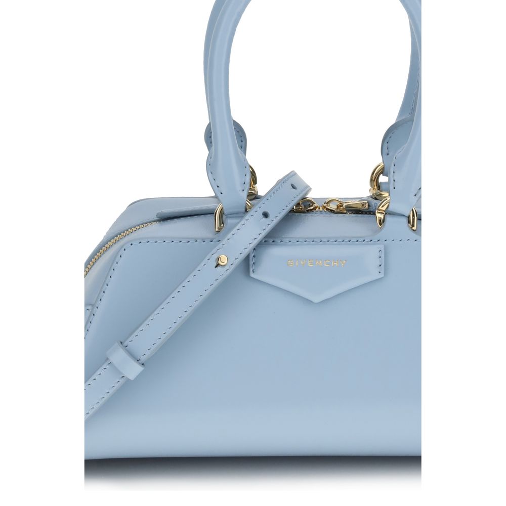 Givenchy Light Blue Calf Leather Bos Taurus Handbag by Givenchy