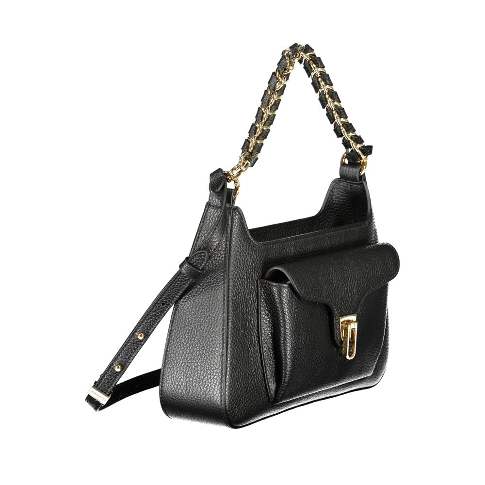 Coccinelle Black Leather Handbag by Coccinelle