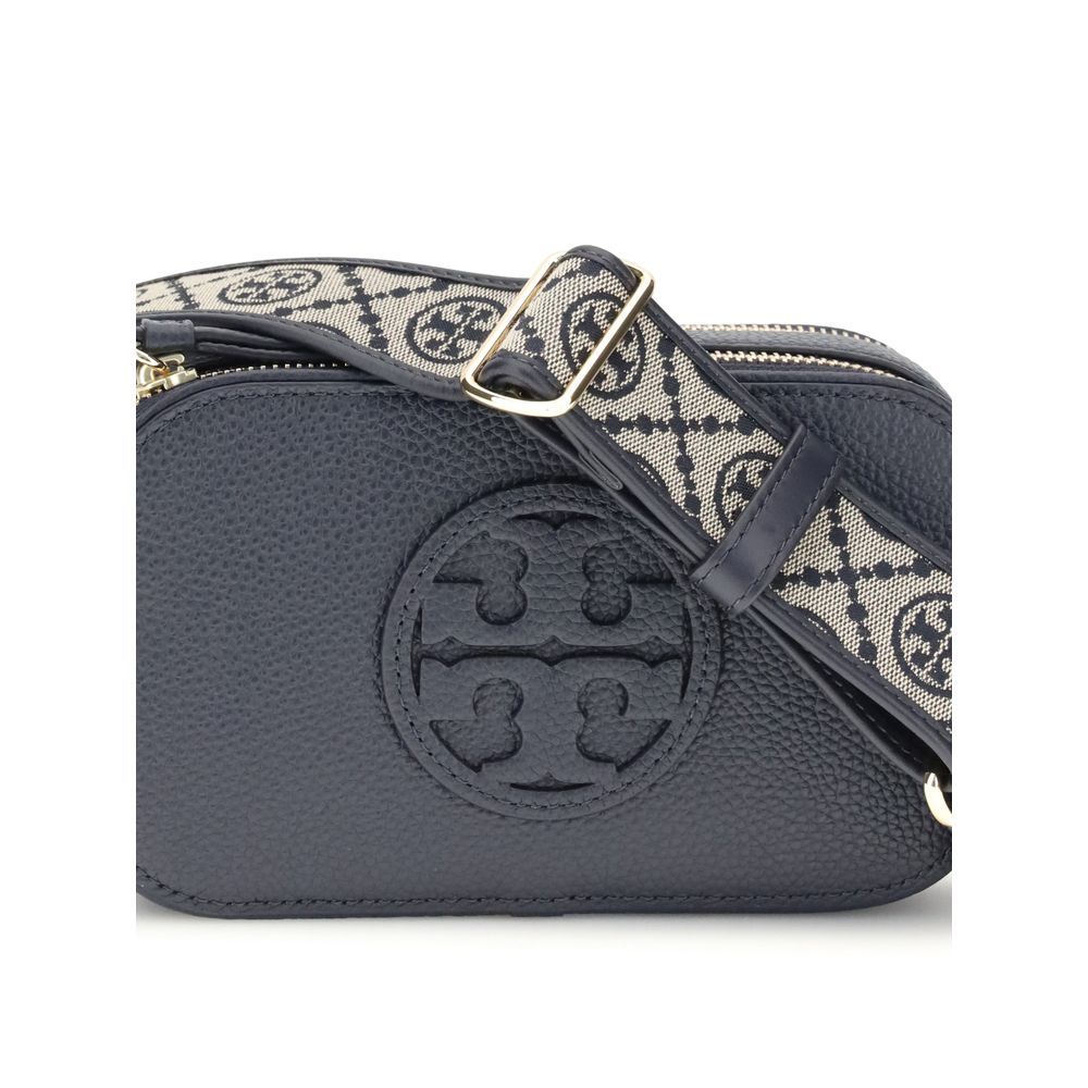 Tory Burch Blue Leather Shoulder Bag by Tory Burch