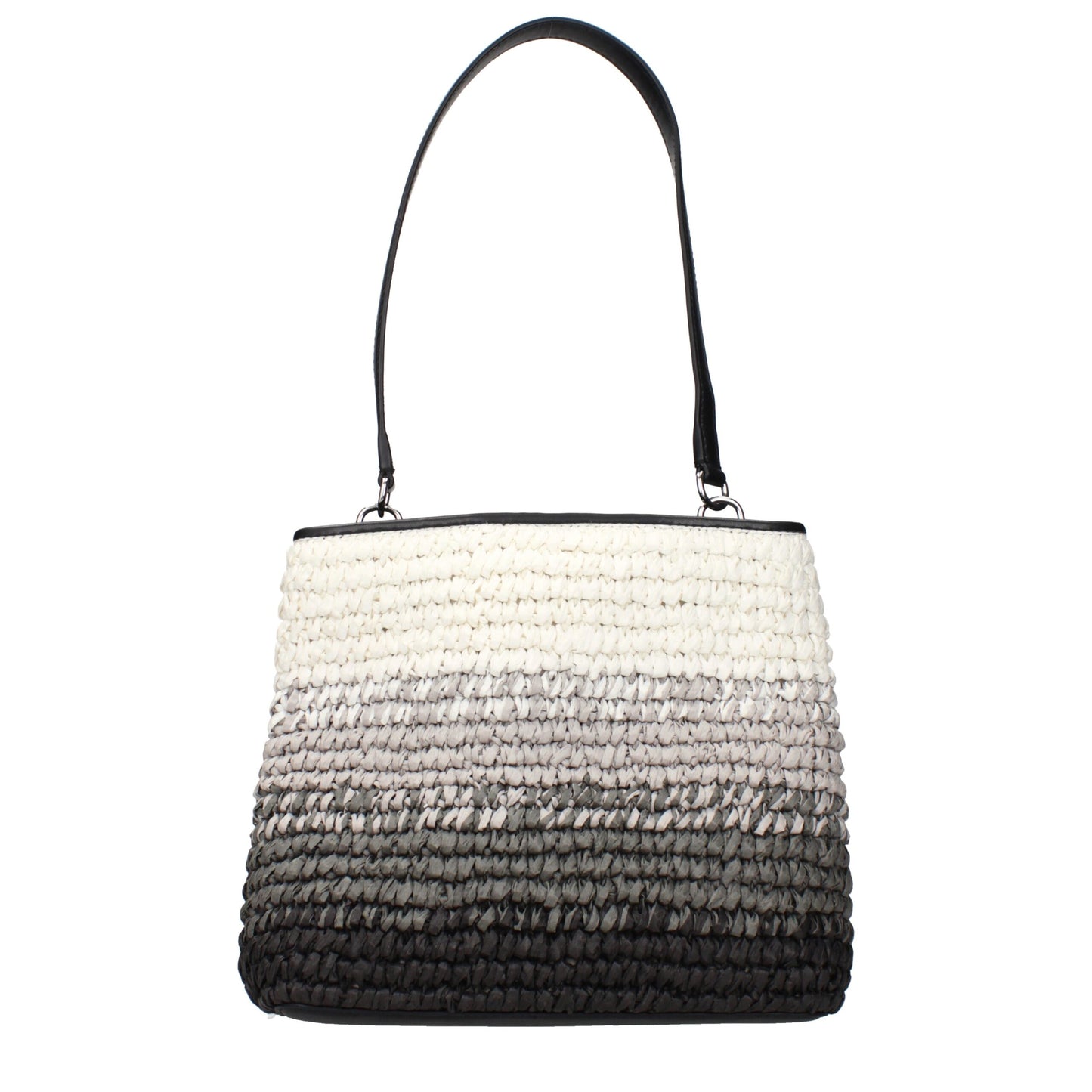 Michael Kors Black Raffia Shoulder Bag