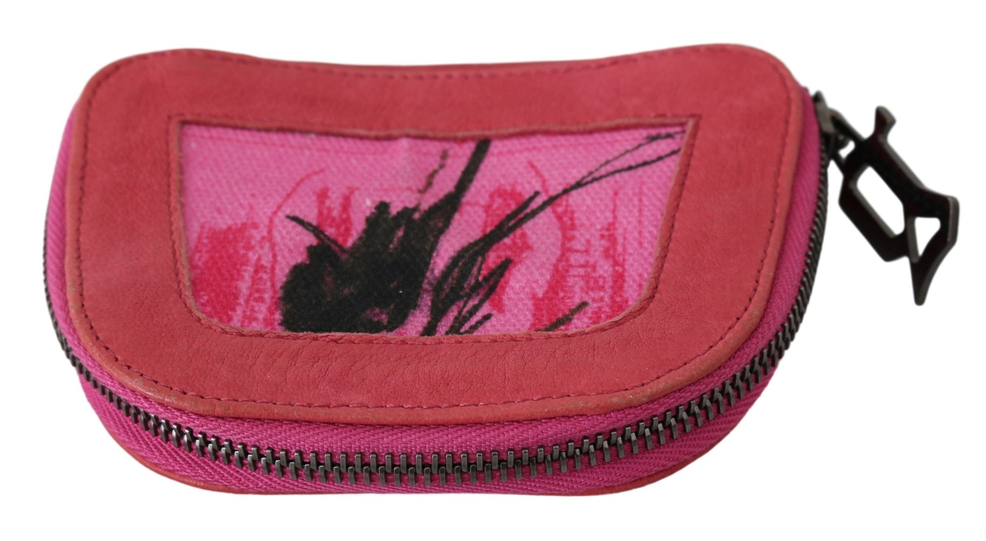 Galliano Pink Fabric Coin Wallet From The Iconic Fabric Collection Limited Edition Made In Italy by PINKO