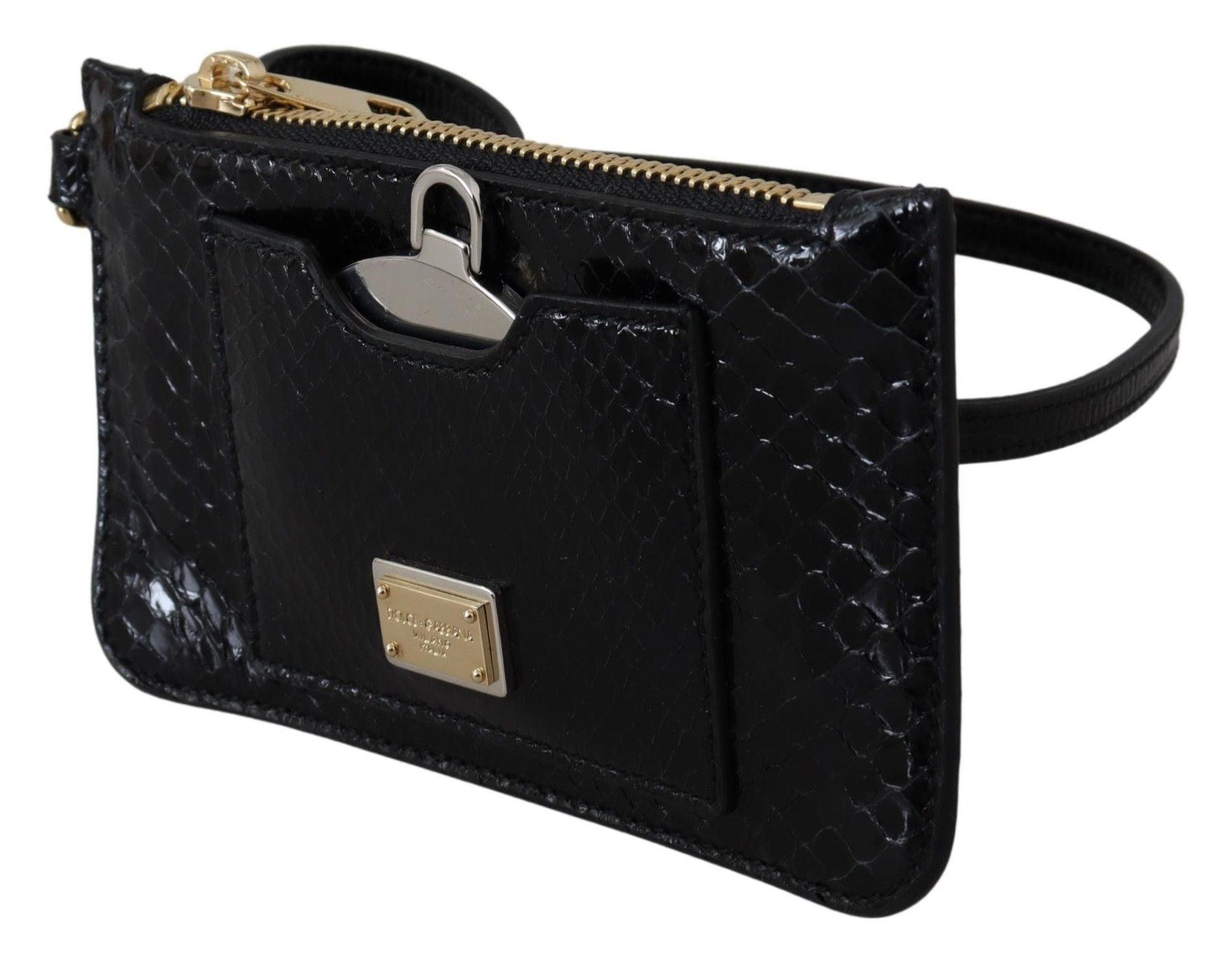 Dolce And Gabbana Agnese Python Leather Wristlet Wallet Made In Italy Exclusive Edition by Dolce & Gabbana