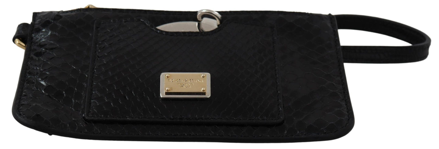 Dolce And Gabbana Agnese Python Leather Wristlet Wallet Made In Italy Exclusive Edition by Dolce & Gabbana