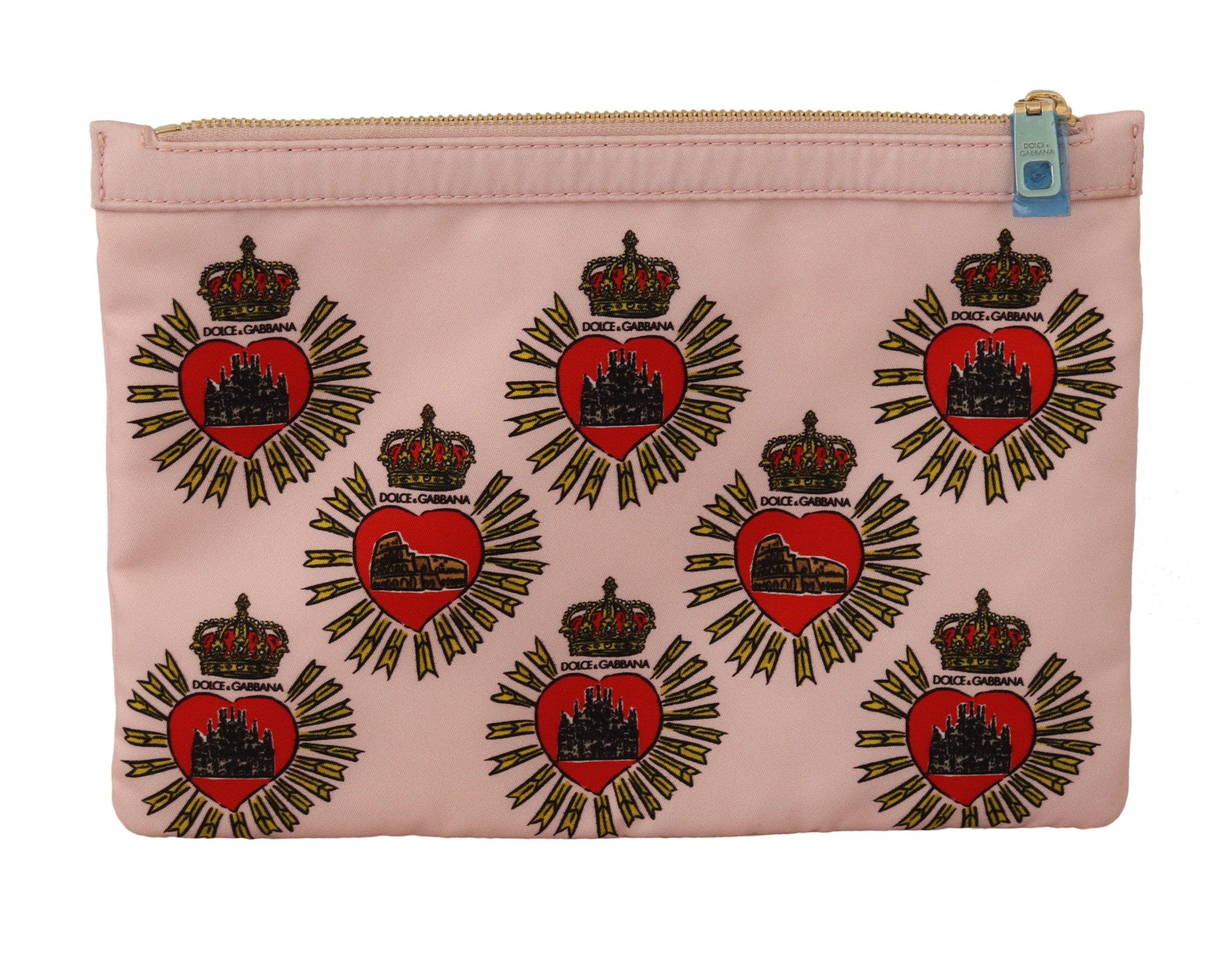 Dolce and Gabbana Devotion Nylon Heart Pouch Exclusive by Dolce & Gabbana