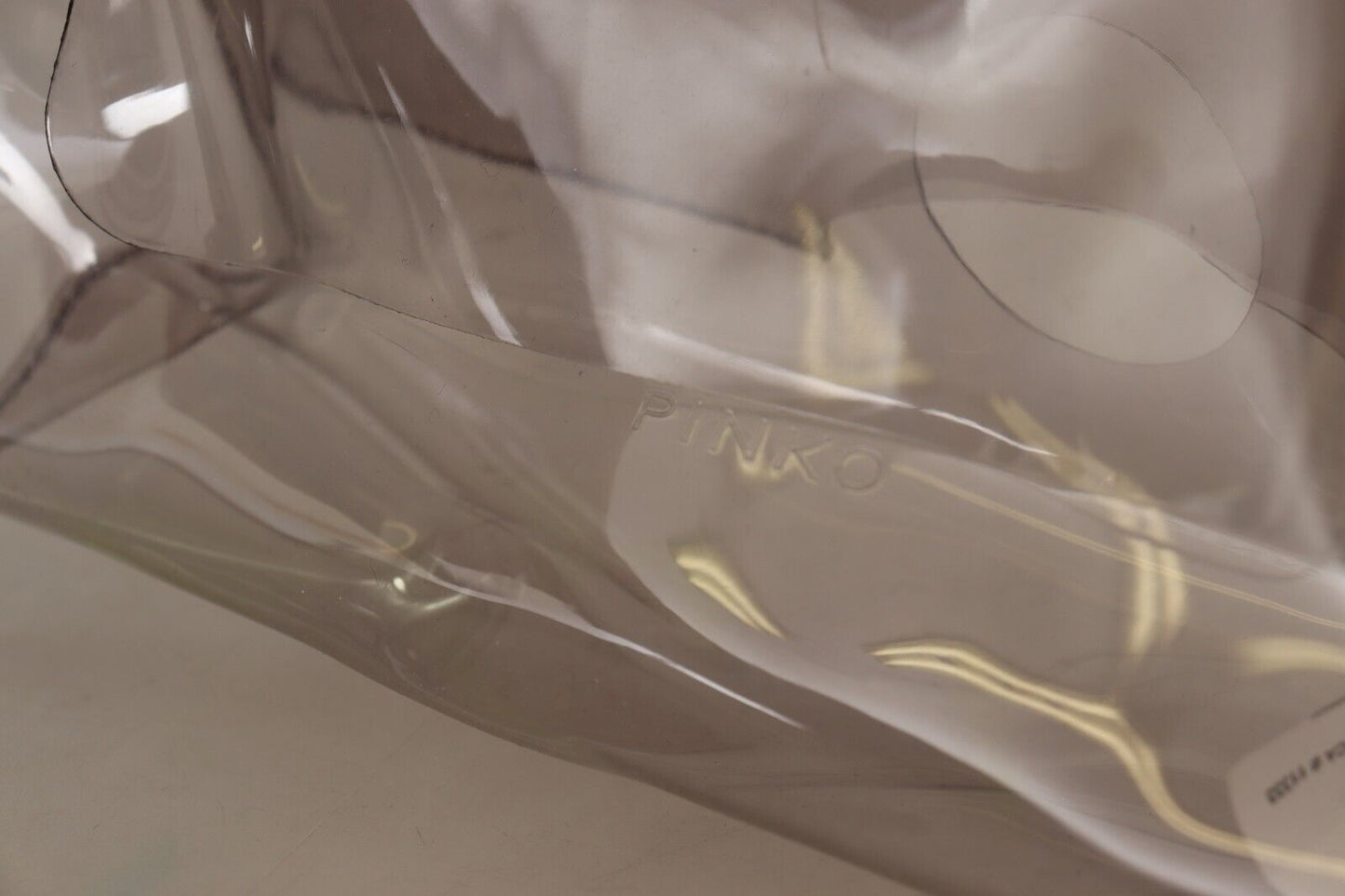 PINKO Clear Clutch PVC Limited Edition by PINKO