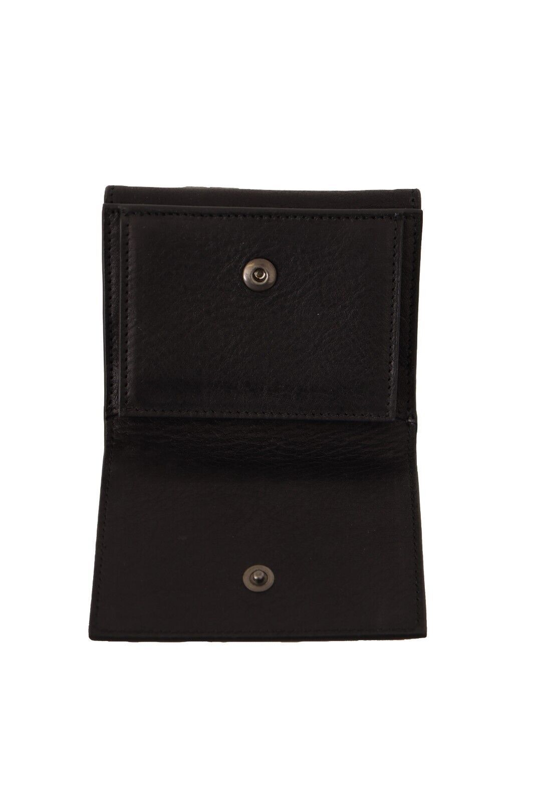 Dolce And Gabbana Leather Trifold Multi Kit With Belt Strap Made In Italy Exclusive Black by Dolce & Gabbana