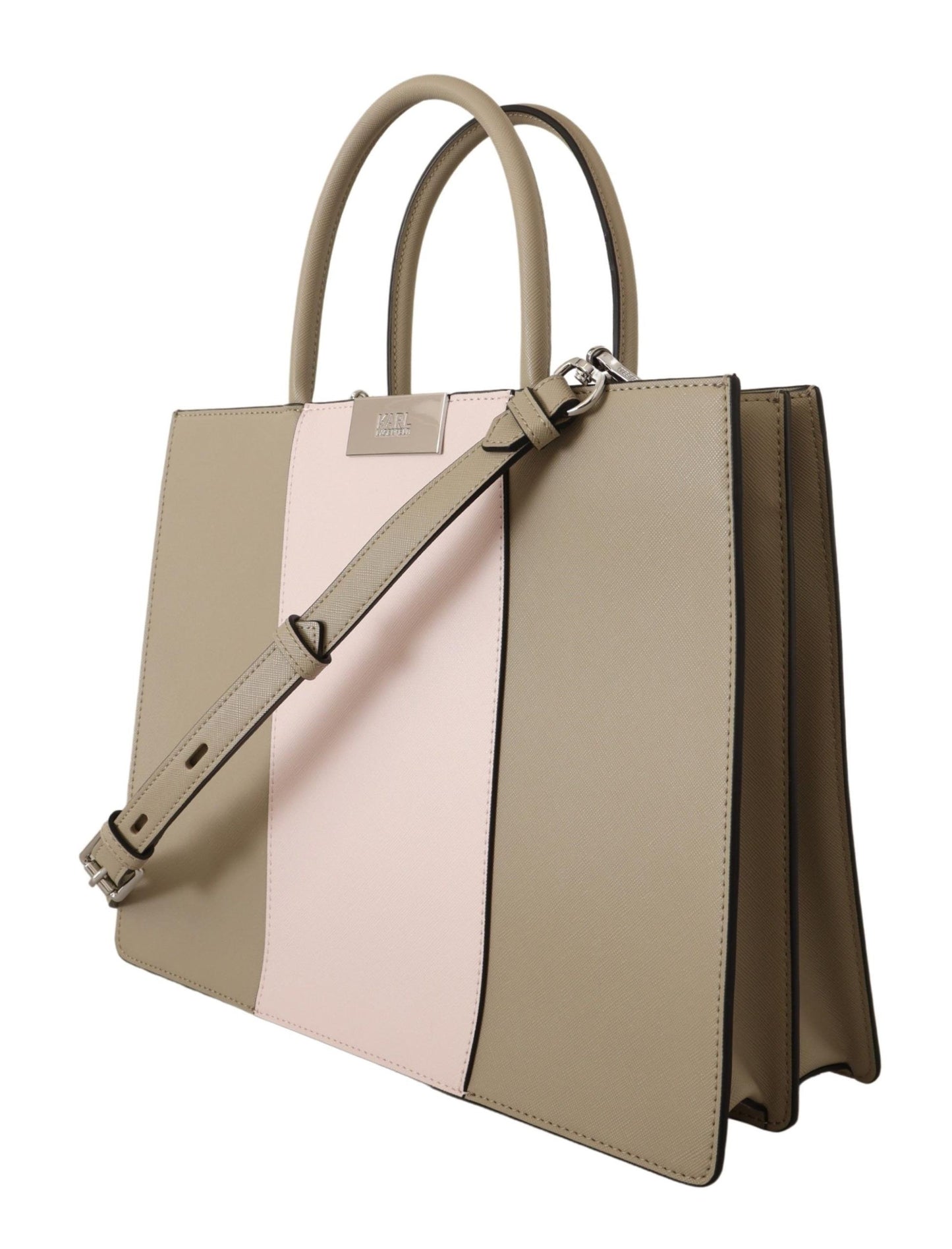 Sage Green Tote shoulder bag by Karl Lagerfeld