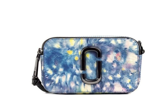 Marc Jacobs The Watercolor Snapshot Shoulder Bag Printed Saffia Blue Multi Exclusive by Marc Jacobs