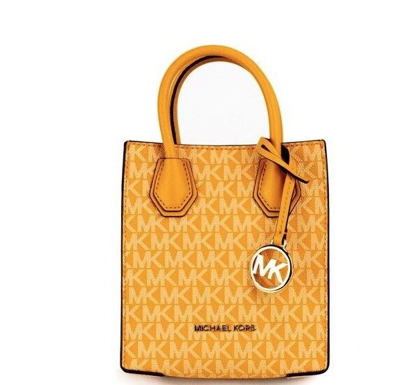 Michael Kors Mercer XS Crossbody Bag Honeycomb Signature Leather Exclusive Edition by Michael Kors