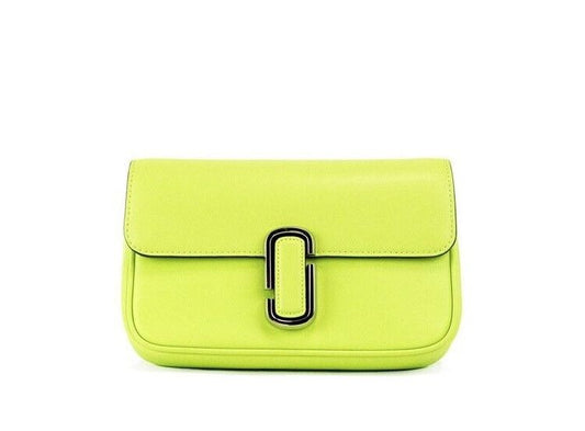 Marc Jacobs The J Marc Shoulder Bag Crossbody Leather Limited Edition Green Glow by Marc Jacobs