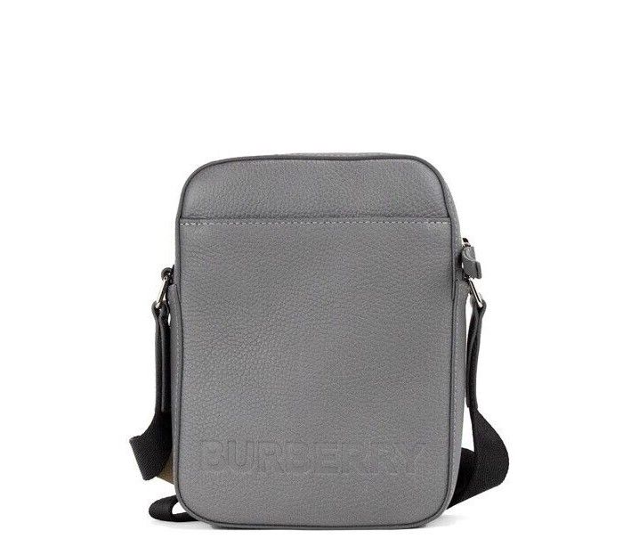 Burberry Thornton Embossed Logo Crossbody Bag Pebbled Leather Compact Everyday Luxury Limited Edition by Burberry