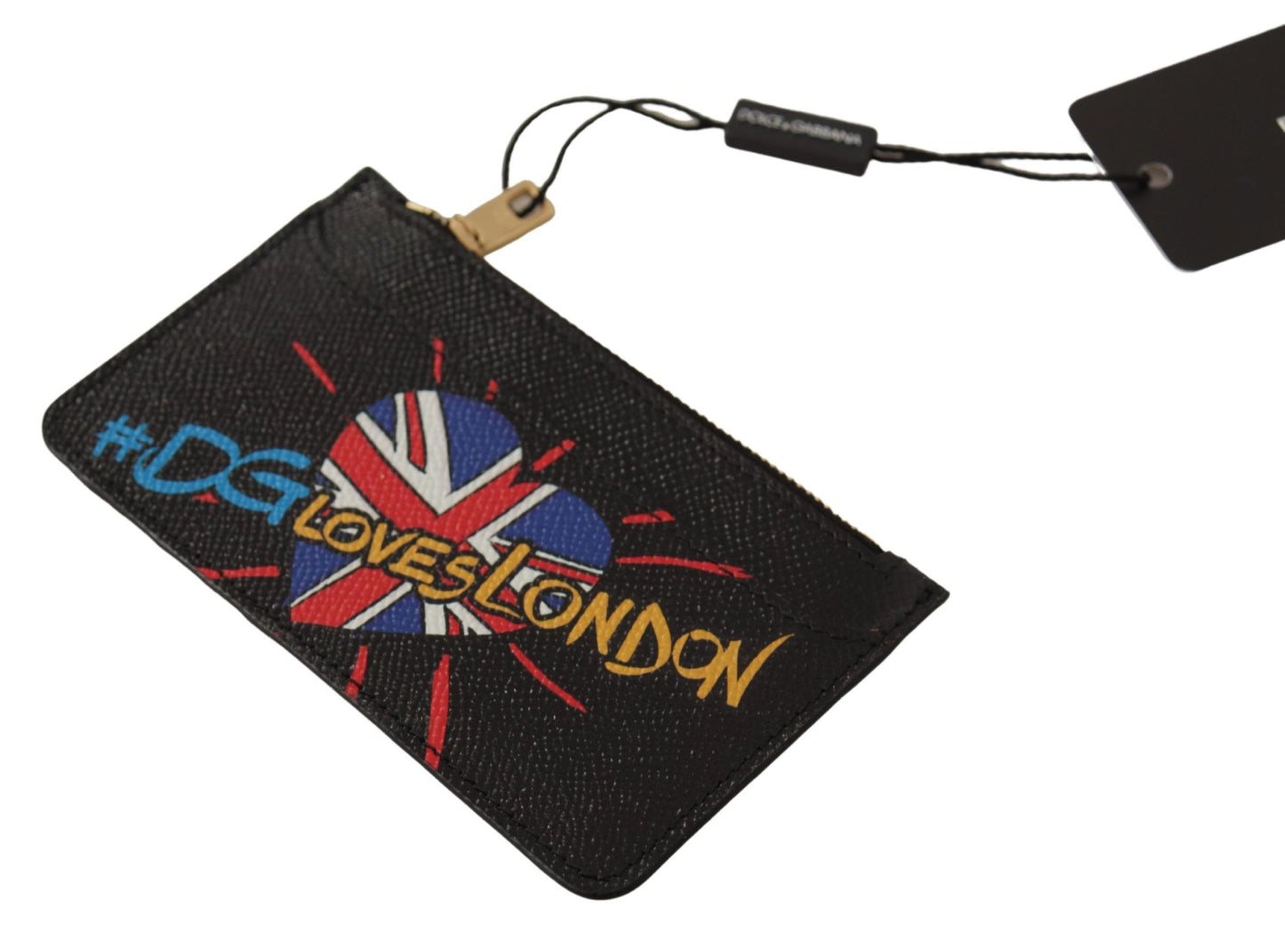 Dolce And Gabbana Cardholder Coin Wallet Black Leather Made In Italy Timeless Craftsmanship by Dolce & Gabbana