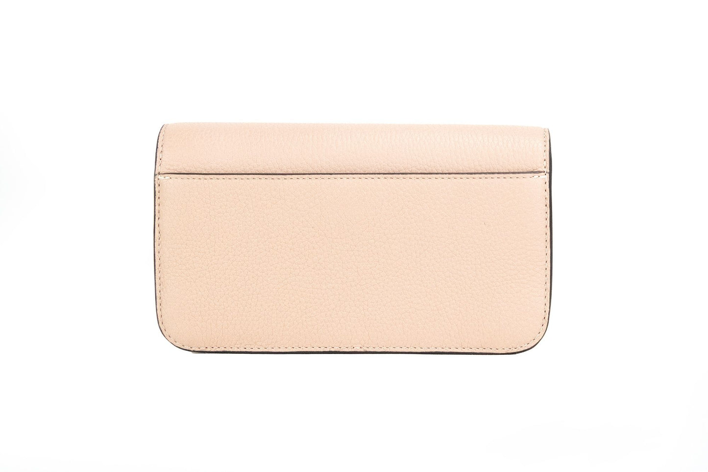 Tory Burch Britten Pebbled Leather Small Chain Wallet Wristlet Crossbody Light Meadowsweet Limited Edition by Tory Burch