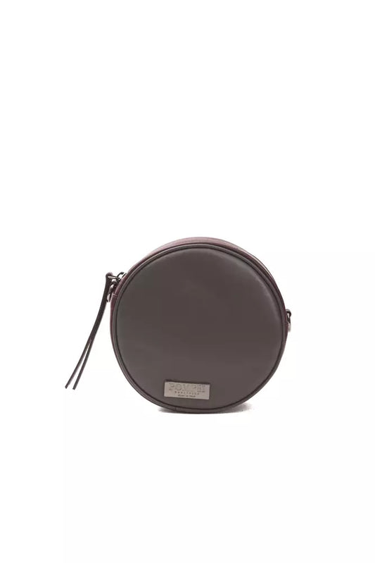 Leather Small Oval Crossbody Bag