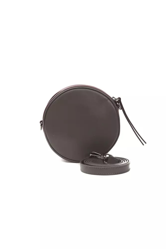 Leather Small Oval Crossbody Bag