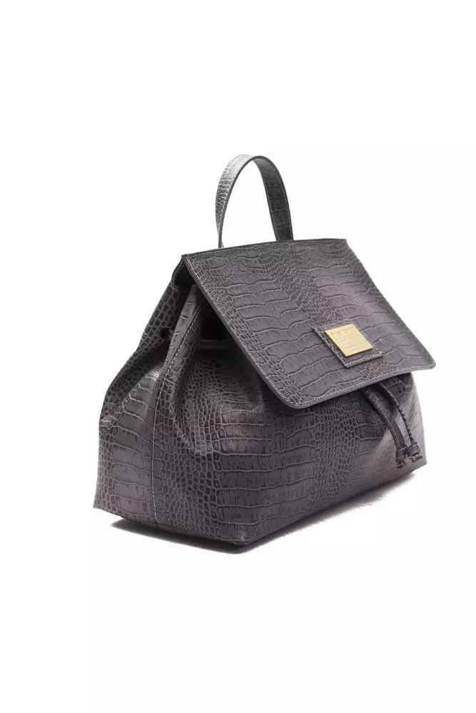 Pompei Donatella Crocodile Leather Bag
