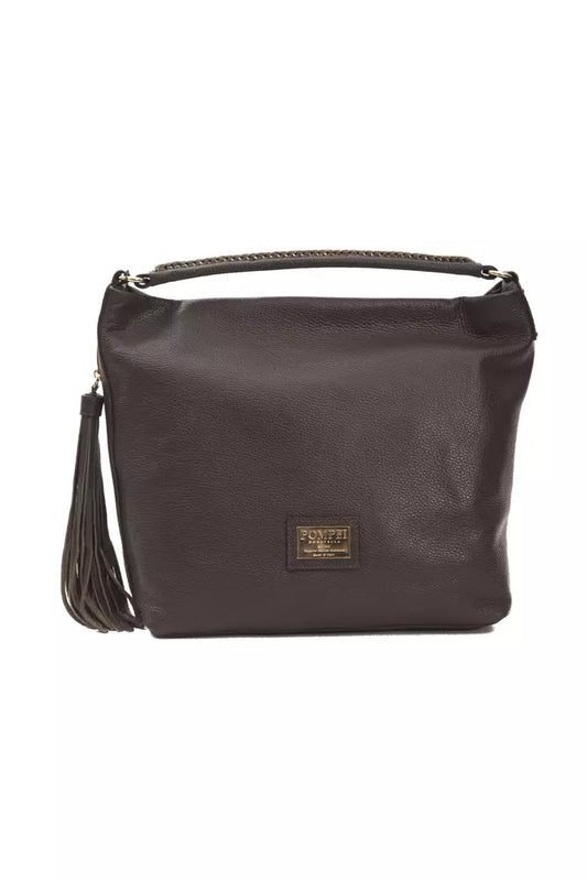 Pompei Donatella Leather Shoulder Bag