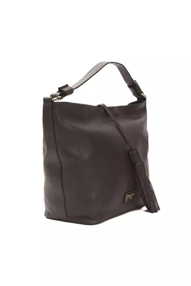 Pompei Donatella Leather Shoulder Bag