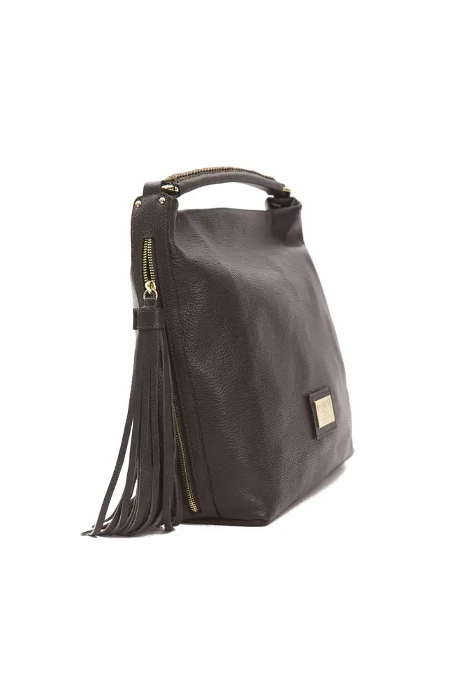 Pompei Donatella Leather Shoulder Bag