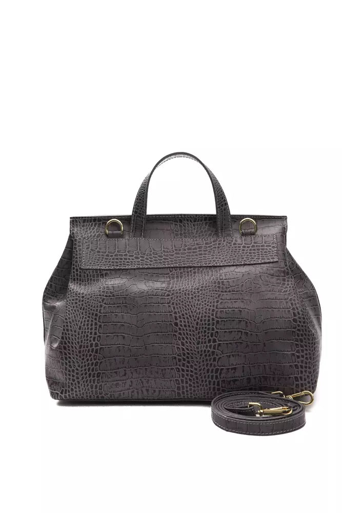Pompei Donatella Crocodile Leather Bag