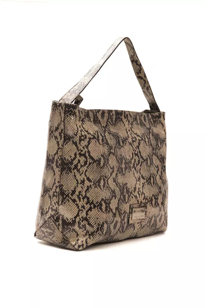 Pompei Donatella Python Shoulder Bag