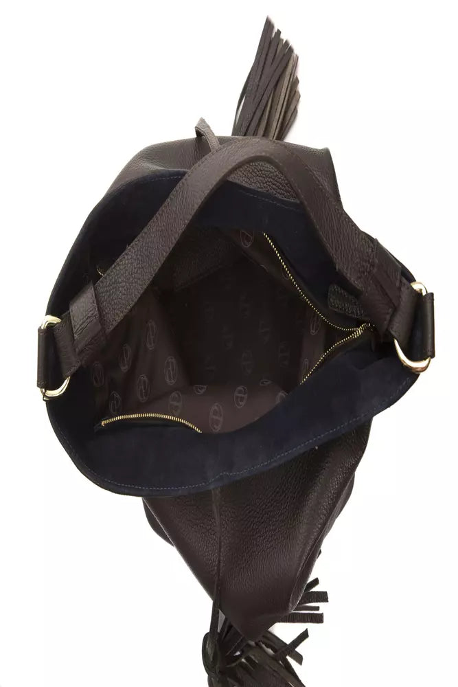 Pompei Donatella Leather Shoulder Bag