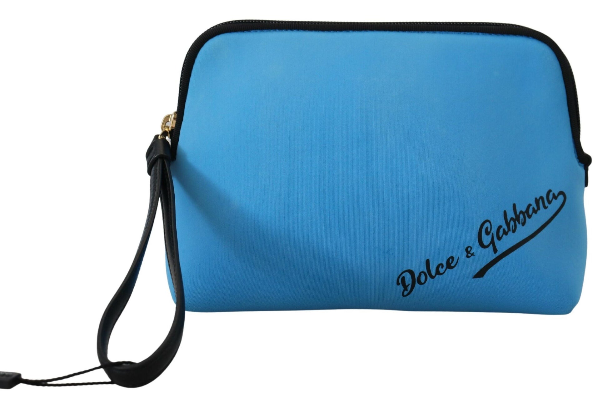 Dolce And Gabbana Gorgeous Blue Pouch Bag Polyamide Collection Exclusive Limited Edition by Dolce & Gabbana