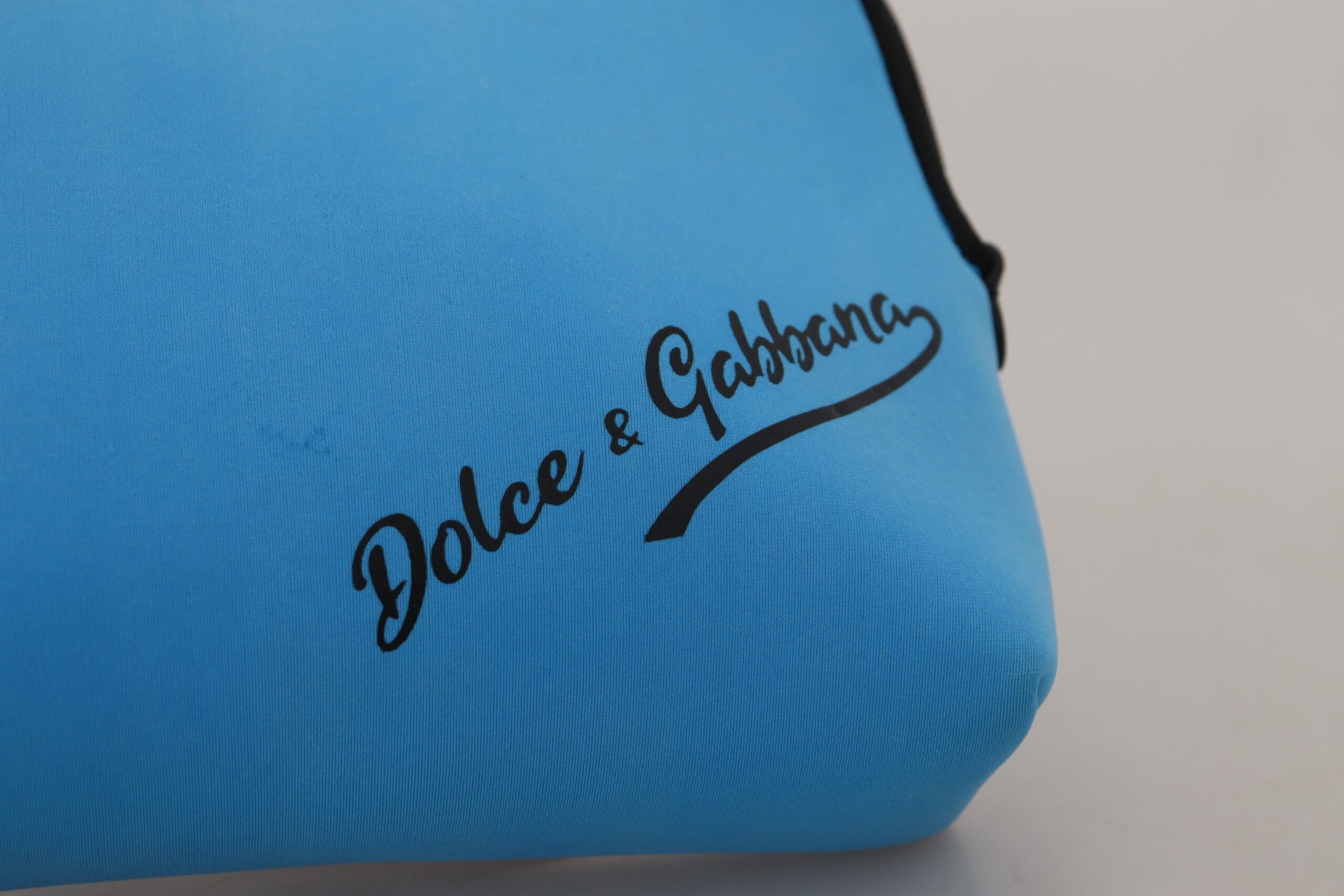 Dolce And Gabbana Gorgeous Blue Pouch Bag Polyamide Collection Exclusive Limited Edition by Dolce & Gabbana