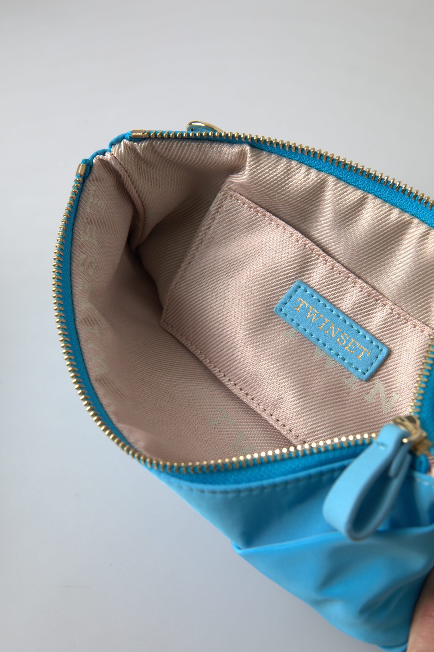 Twinset Tafta Silk Clutch Bag With Bow Elegant Evening Accessory Limited Edition