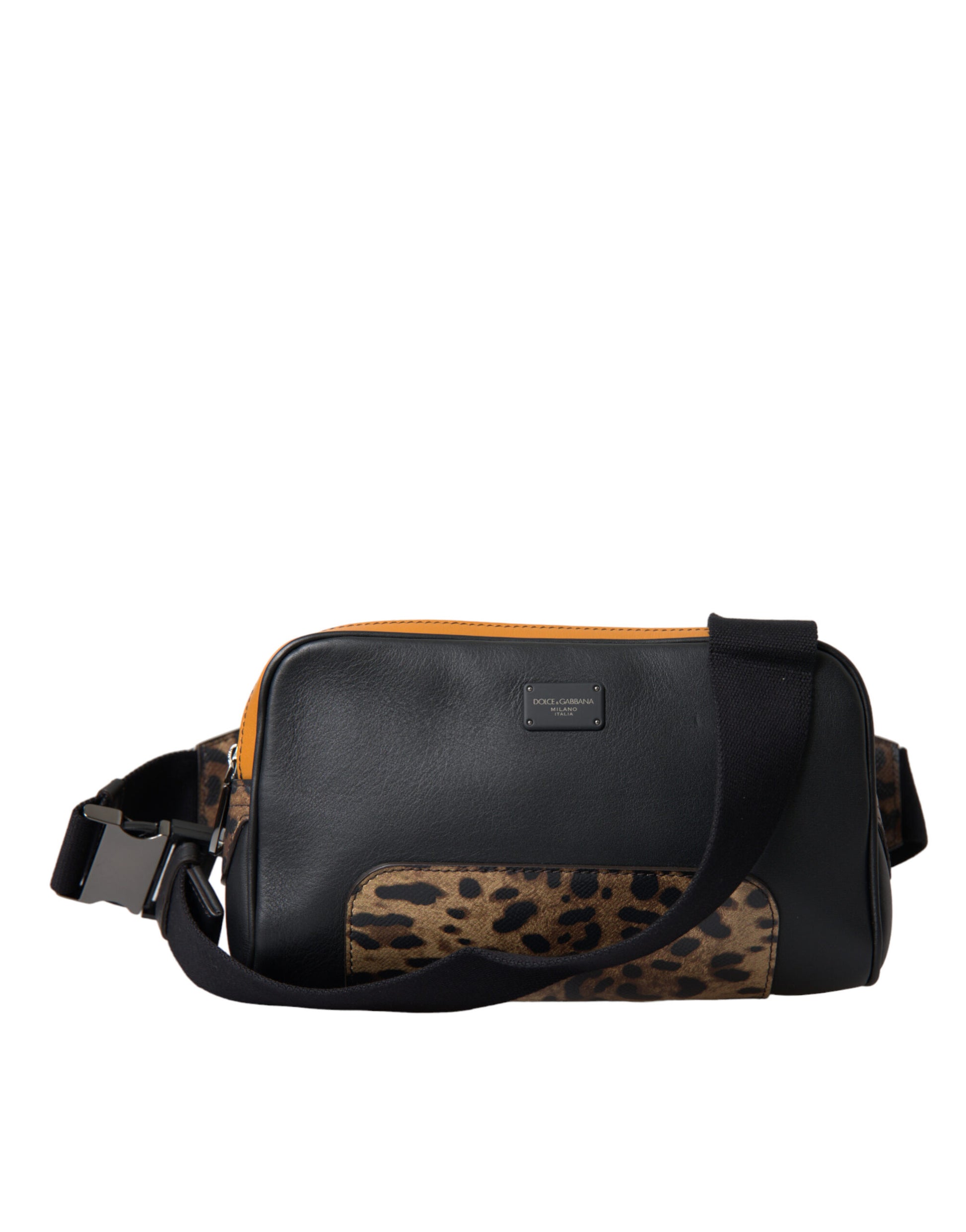 Dolce Gabbana Exotic Leather Belt Bag Leopard Print With Silver Hardware Limited Edition by Dolce & Gabbana
