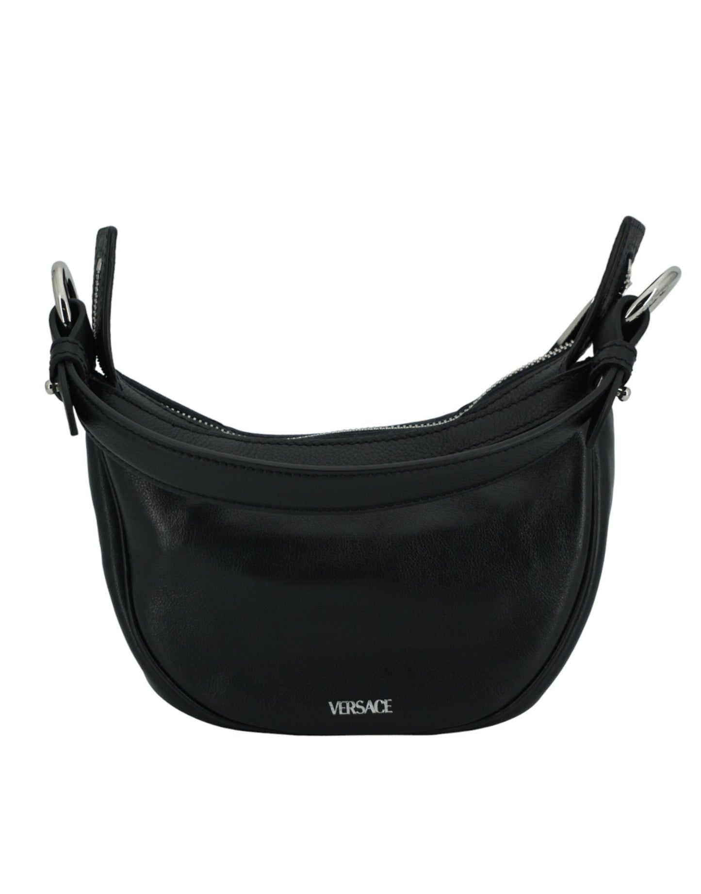 Versace Mini Hobo Shoulder Bag Calf Leather Collection Exclusive Crafted In Italy For Day To Night Glam by Versace