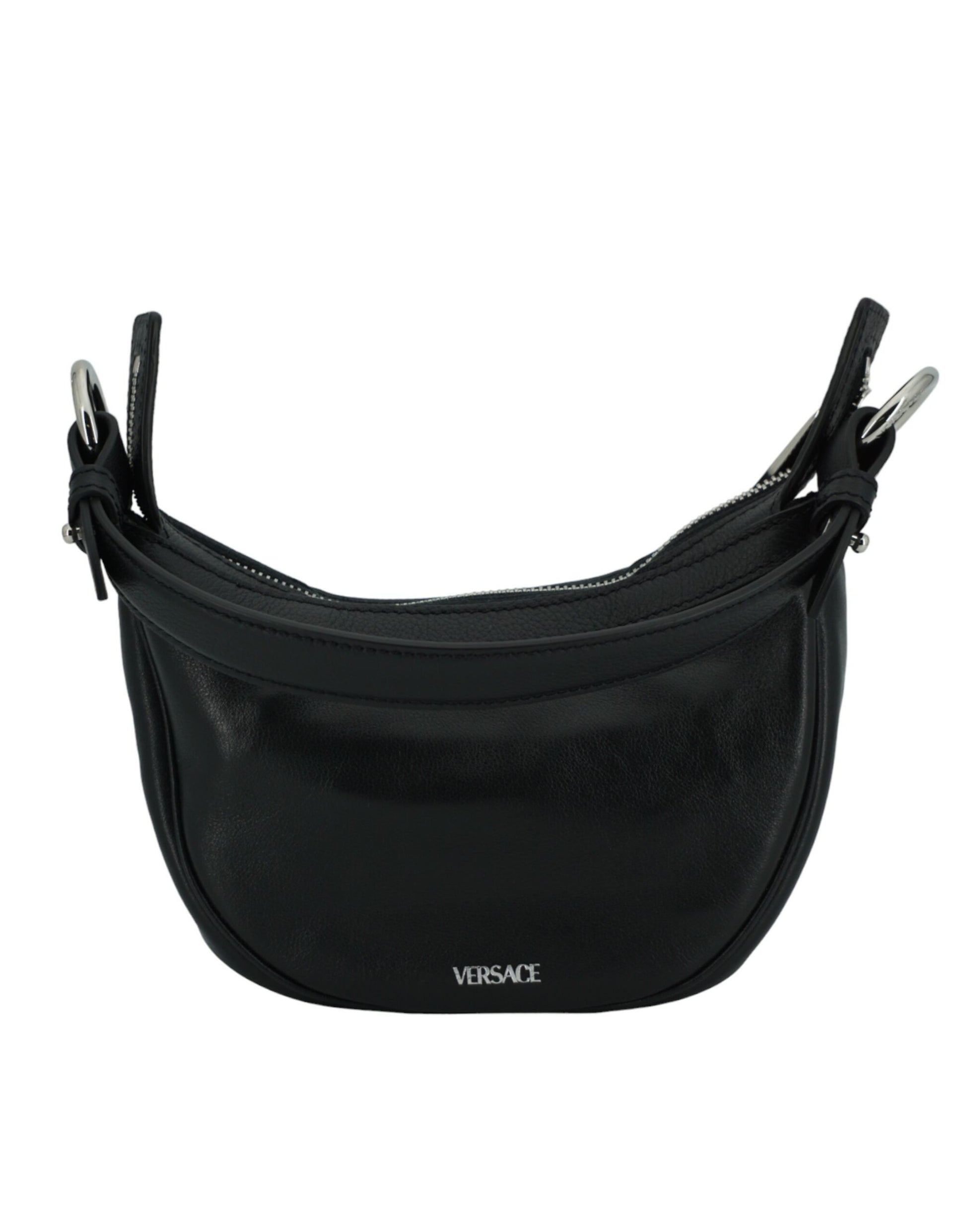 Versace Mini Hobo Shoulder Bag Calf Leather Collection Exclusive Crafted In Italy For Day To Night Glam by Versace