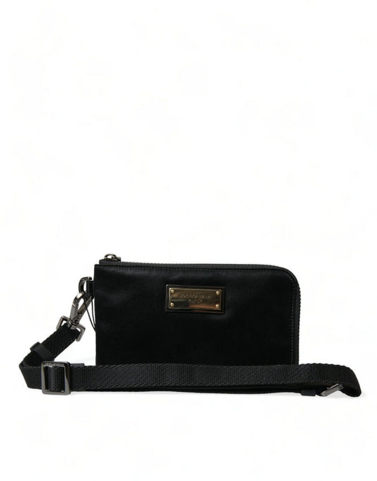 Dolce Gabbana Pouch Bag Nylon Calfskin Collection Made In Italy Exclusive Craftsmanship And Subtle Luxury by Dolce & Gabbana