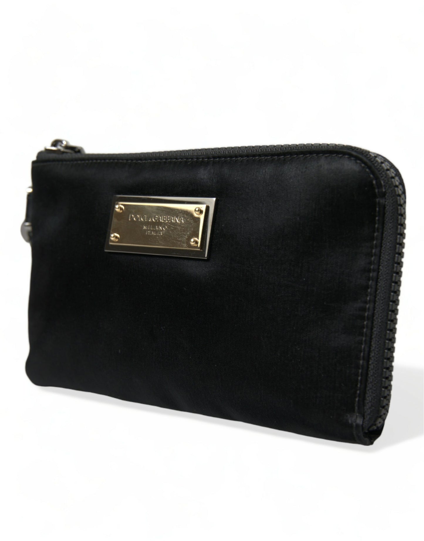 Dolce Gabbana Pouch Bag Nylon Calfskin Collection Made In Italy Exclusive Craftsmanship And Subtle Luxury by Dolce & Gabbana