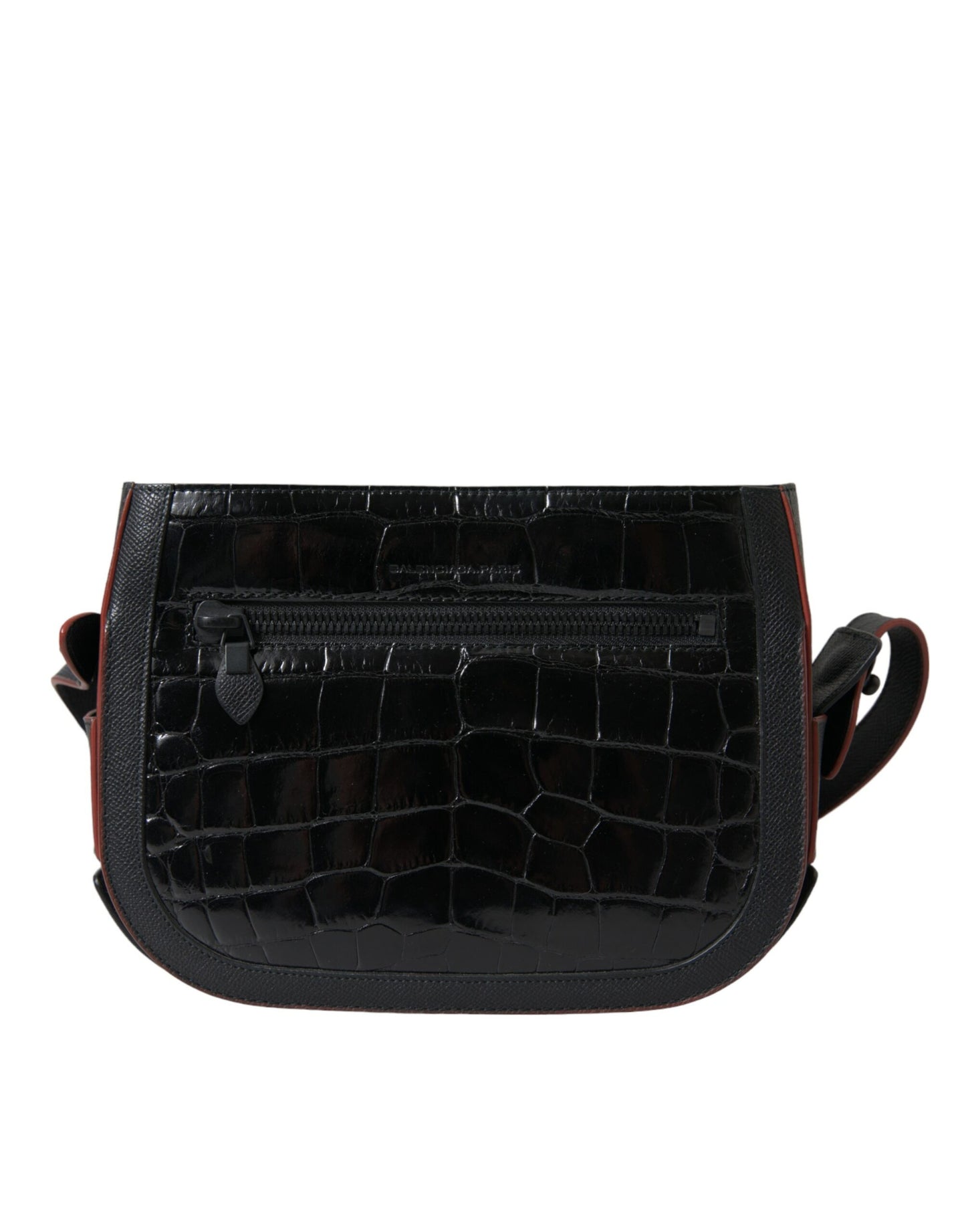 Balenciaga Crocodile Exotic Leather Camera Bag Made In Italy For Luxury Women And Everyday Style by Balenciaga
