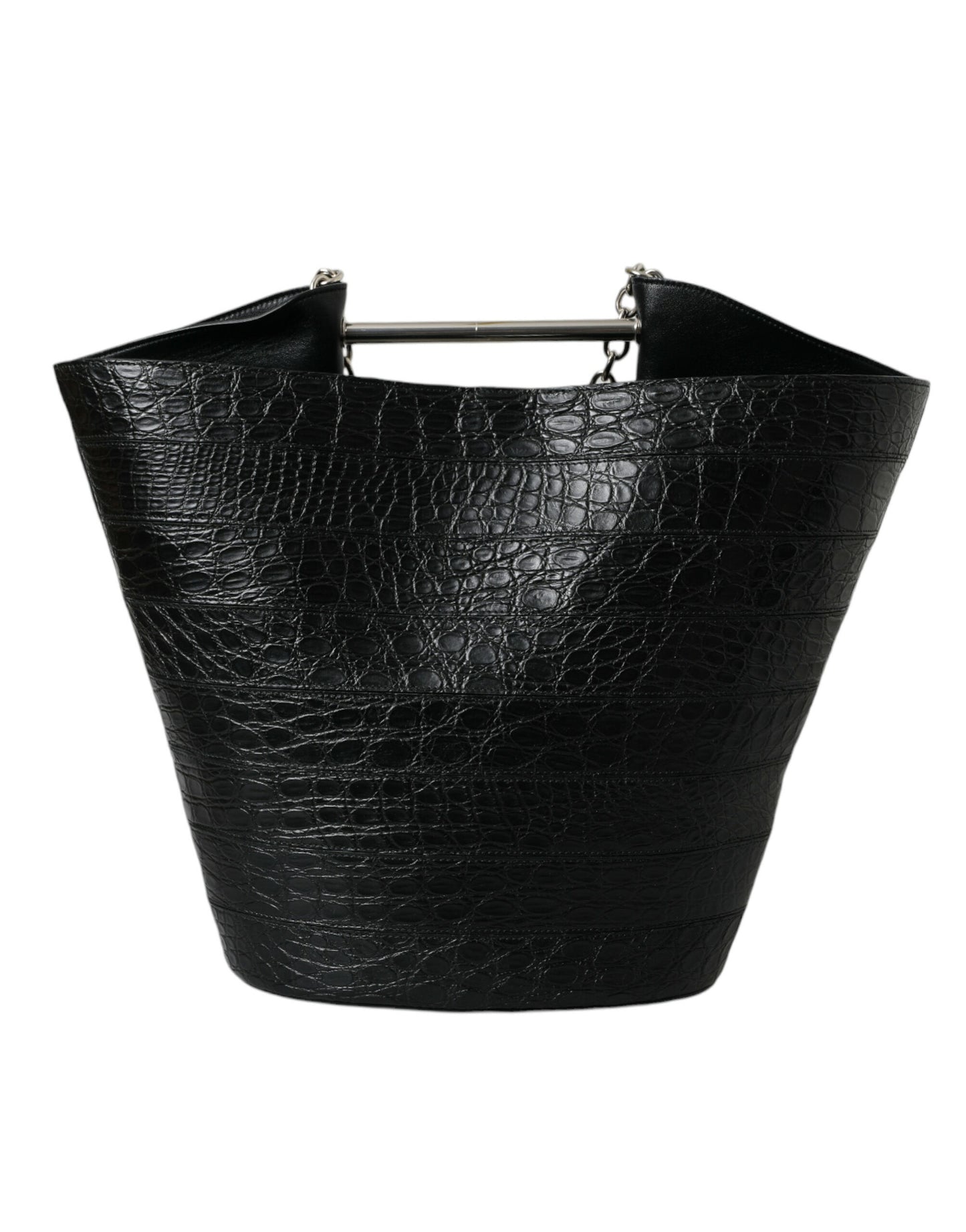 Balenciaga Maxi Crocodile Leather Bucket Bag Exclusive Edition Handcrafted In Italy by Balenciaga