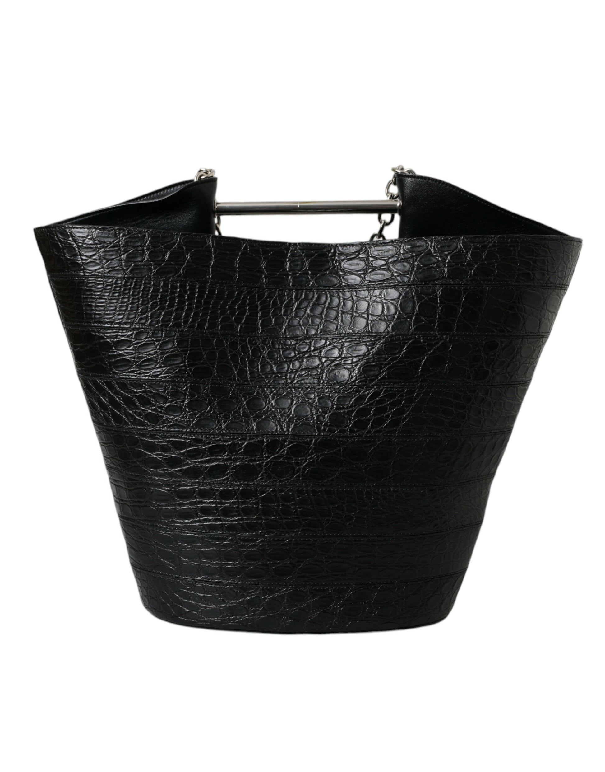 Balenciaga Maxi Crocodile Leather Bucket Bag Exclusive Edition Handcrafted In Italy by Balenciaga